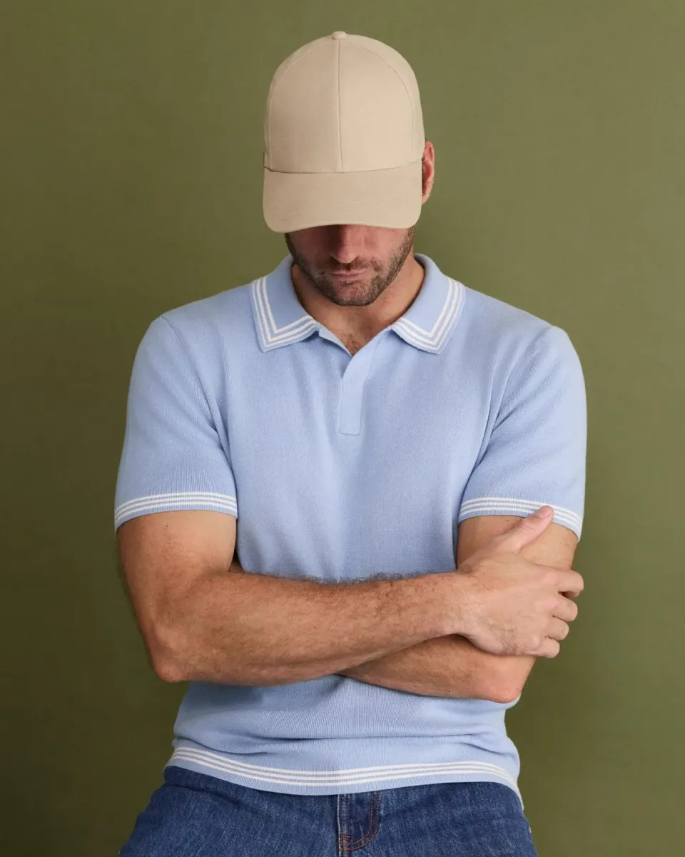 Sportscraft Finnley polo knit coton rayures homme