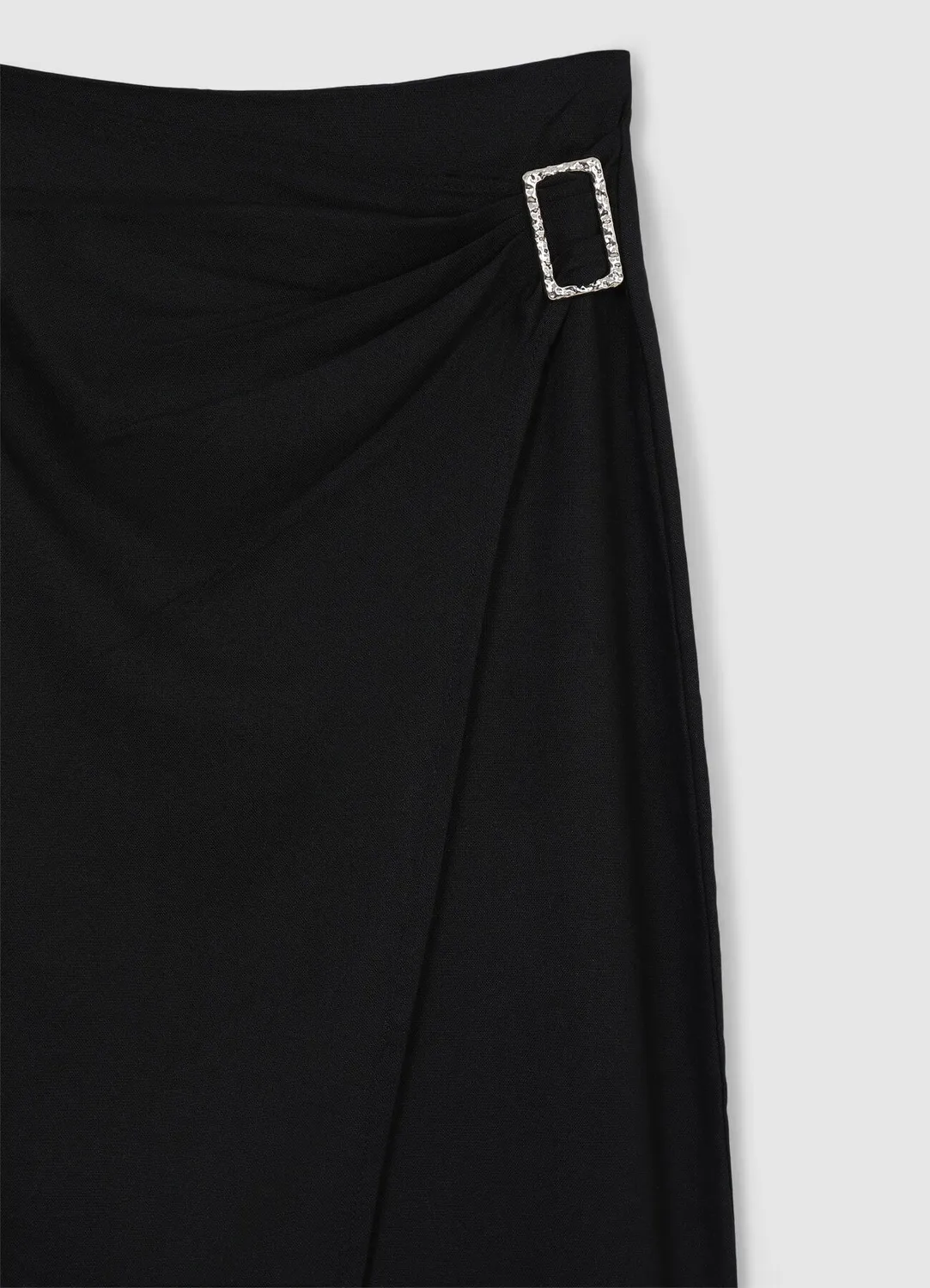 Calliope jupe portefeuille boucle femme longue
