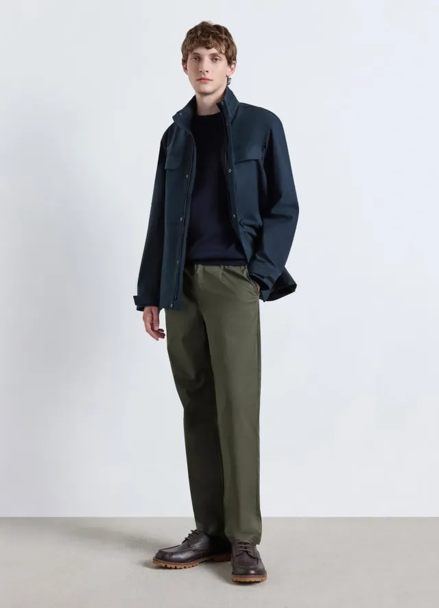 Calliope pull col rond homme uni manches longues