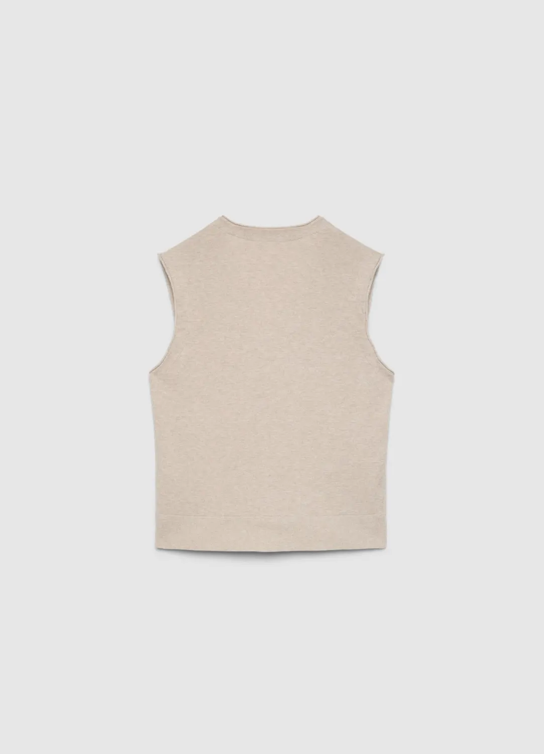 Calliope gilet homme maille col V double boutonnage