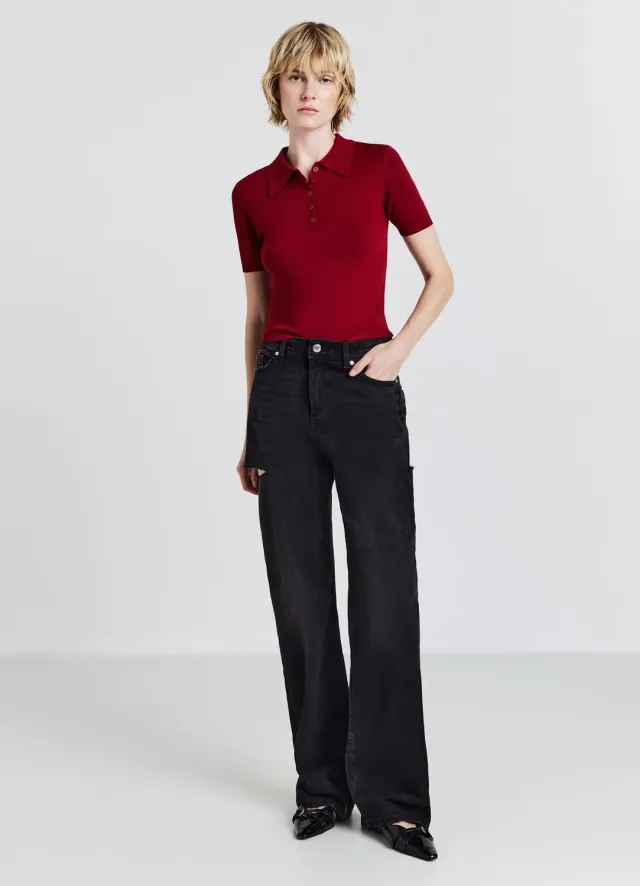 Calliope jean déchiré femme coupe large