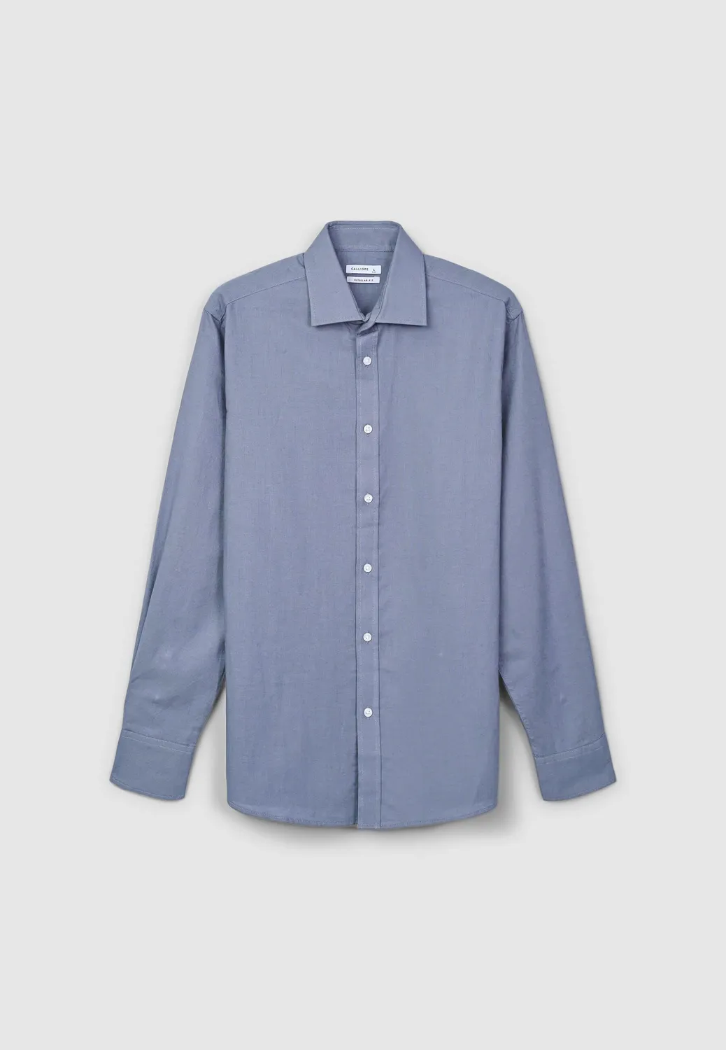 Calliope chemise homme lin manches longues unie