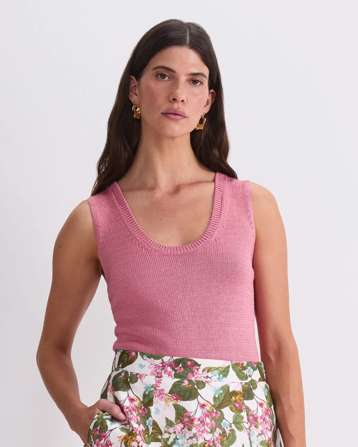 Sportscraft Linen Blend débardeur femme lin