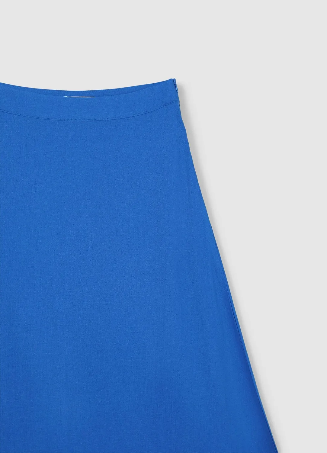 Calliope jupe longue femme unie zip latéral