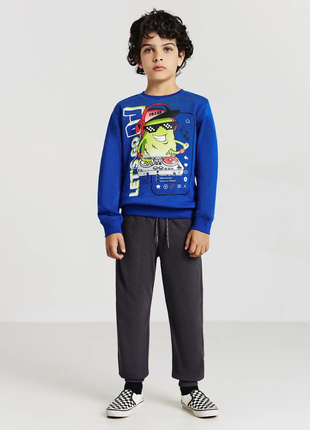 Calliope pantalon jogging uni garçon confort