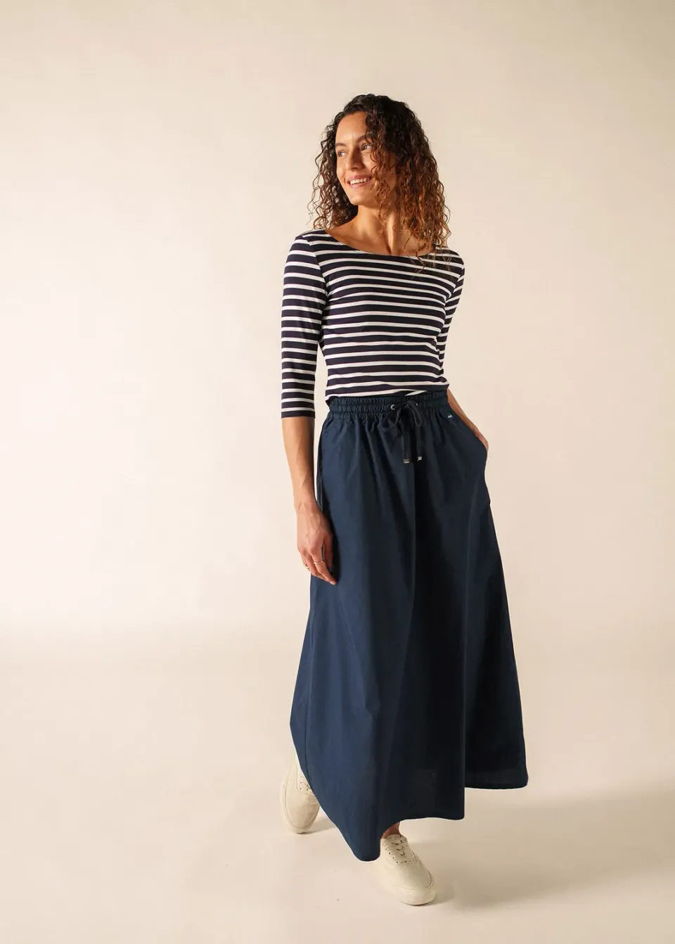 Saint James Garde-Côte marinière femme navy anti-UV