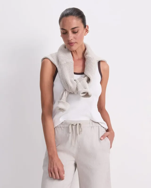 Sportscraft Rosa short lin femme mélange lin