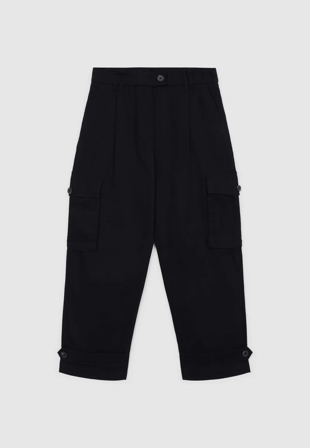 Calliope pantalon cargo femme à pinces coton