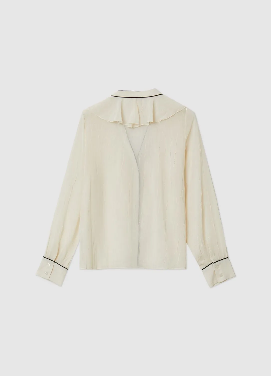 Calliope blouse rouches femme manches longues
