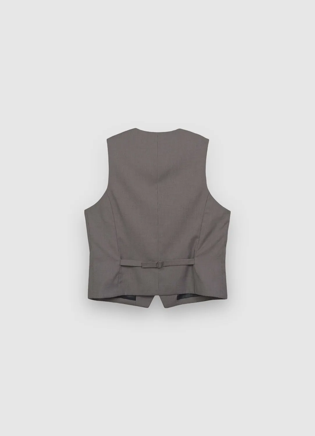 Calliope Atelier elegante tinta unita gilet homme col V