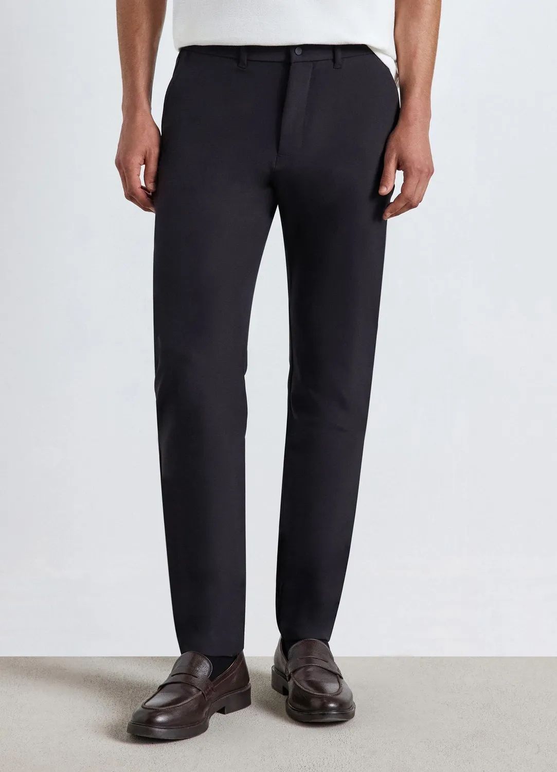 Calliope pantalon droit homme taille élastique
