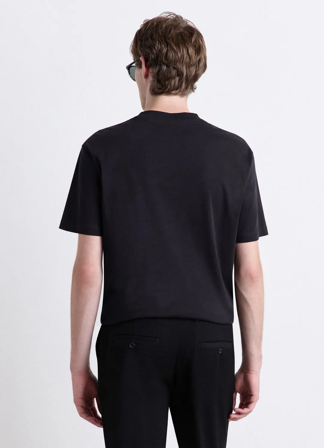 Calliope t-shirt col rond homme uni manches courtes