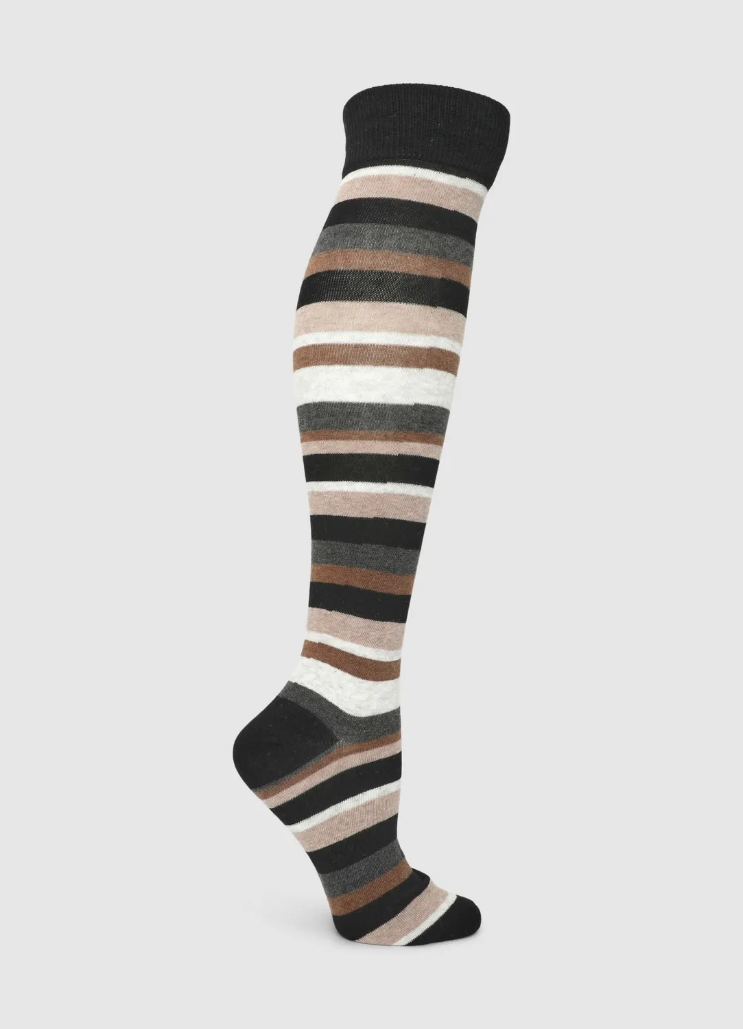 Calliope chaussettes hautes rayées homme multicolore