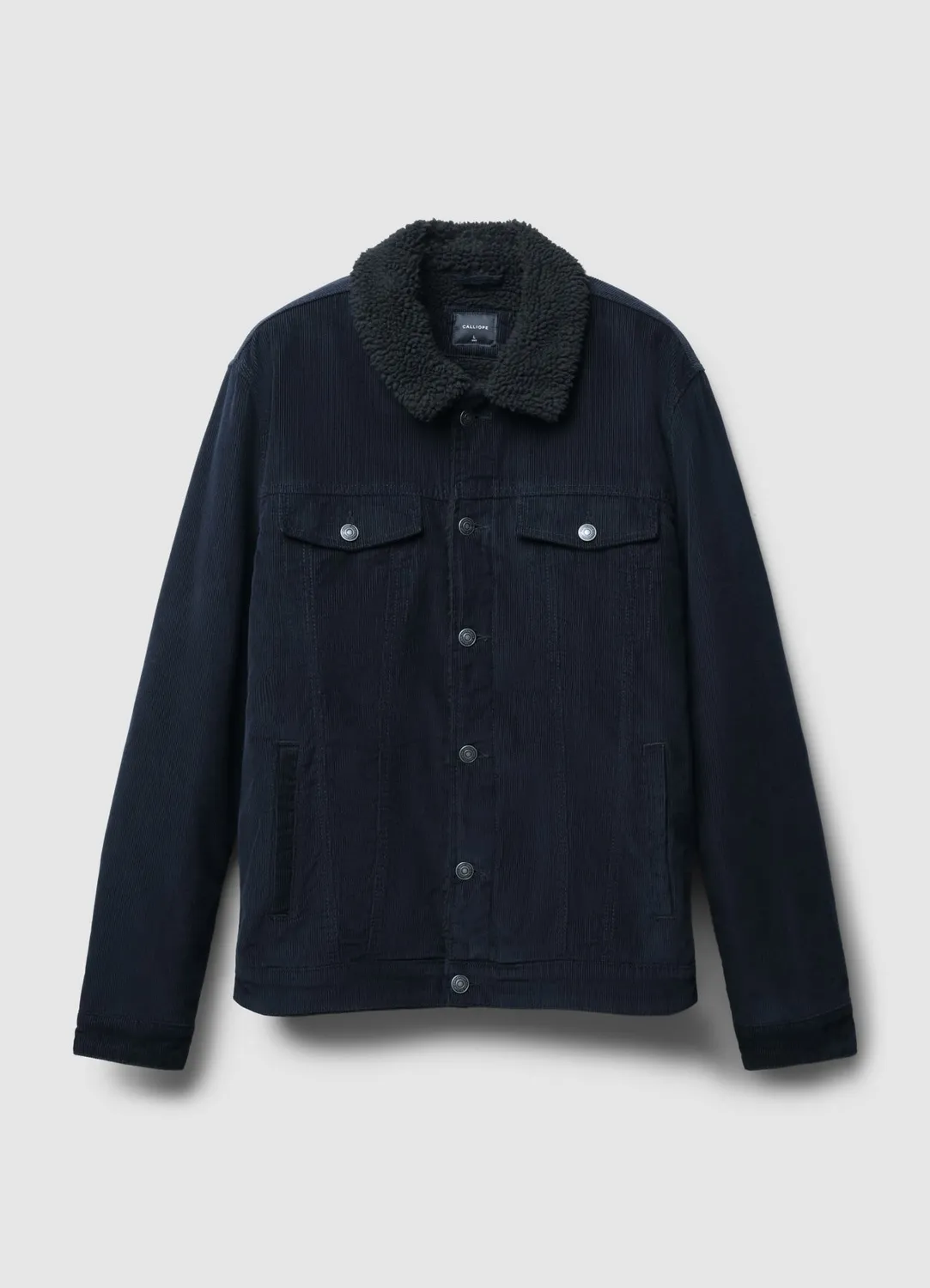 Calliope veste homme matelassée col fourrure L