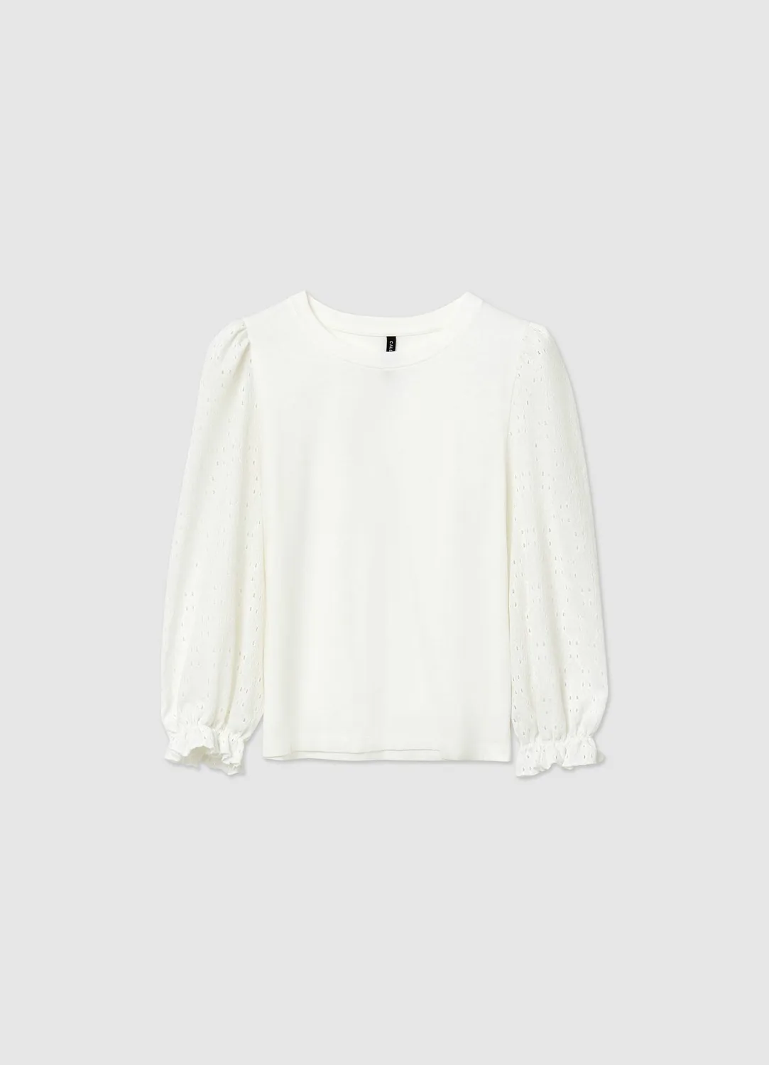 Calliope pull manches ajourées femme coton