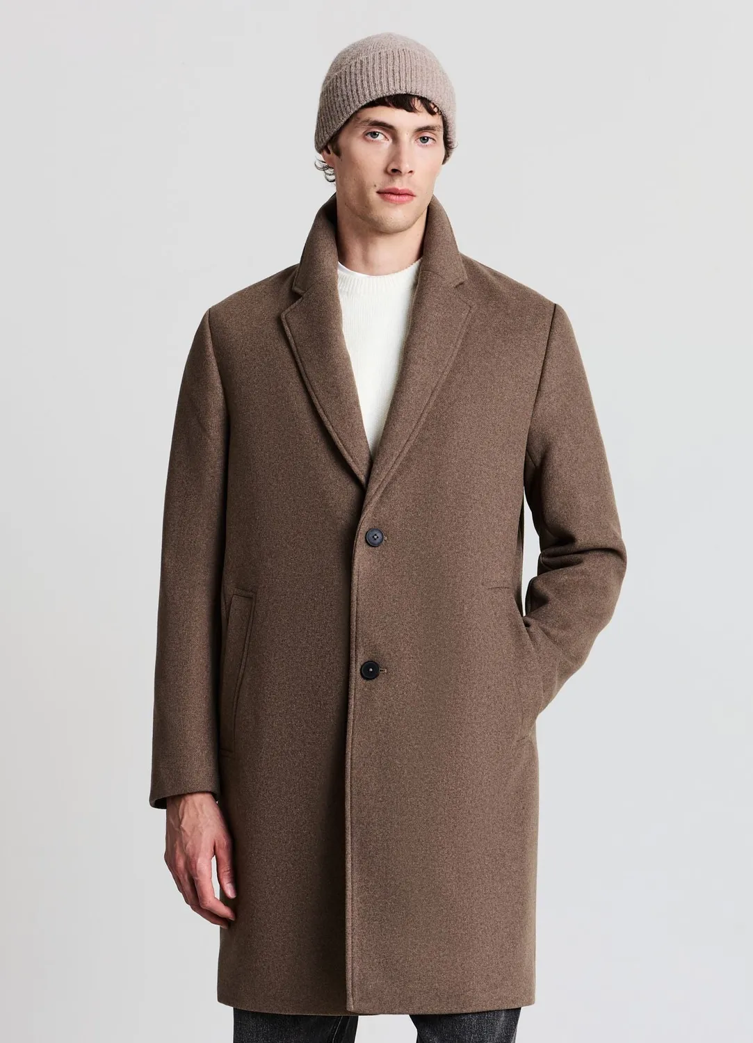 Calliope manteau homme monopetto revers