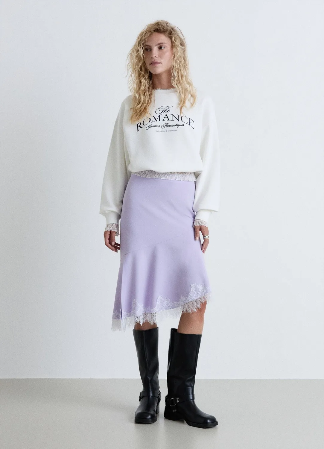 Calliope Sweat balloon femme brodé col rond