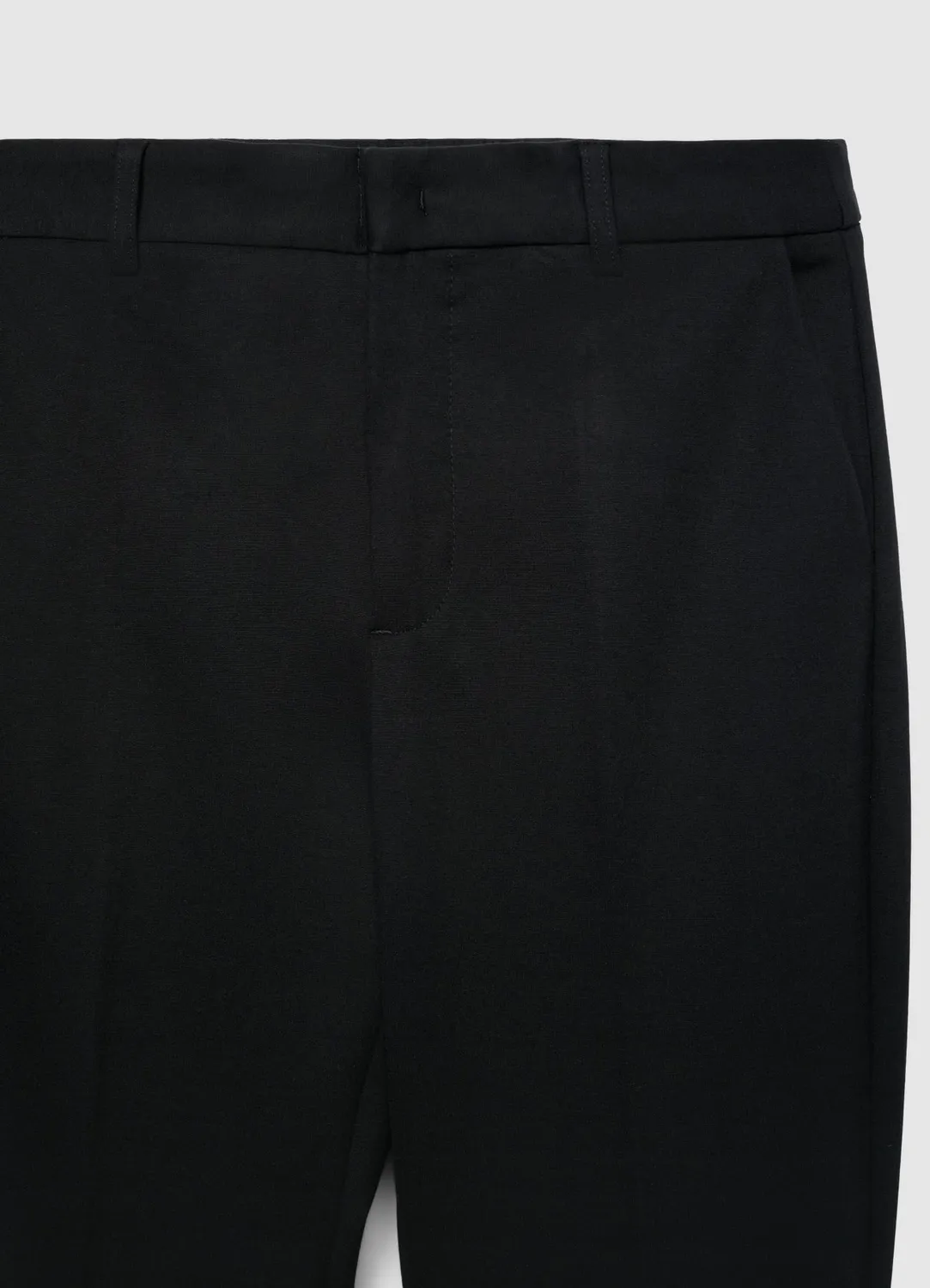 Calliope pantalon cigarette uni pantalon femme pli central