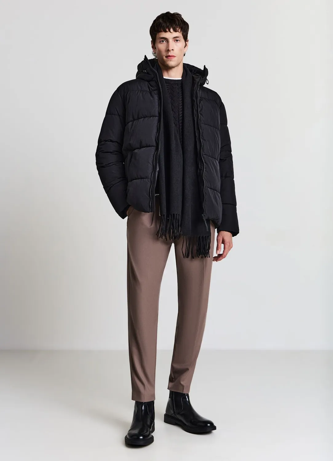 Calliope doudoune homme capuche matelassee