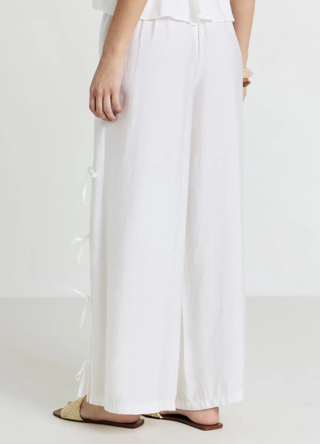 Calliope Pantalone palazzo Pantalon femme palazzo froissé