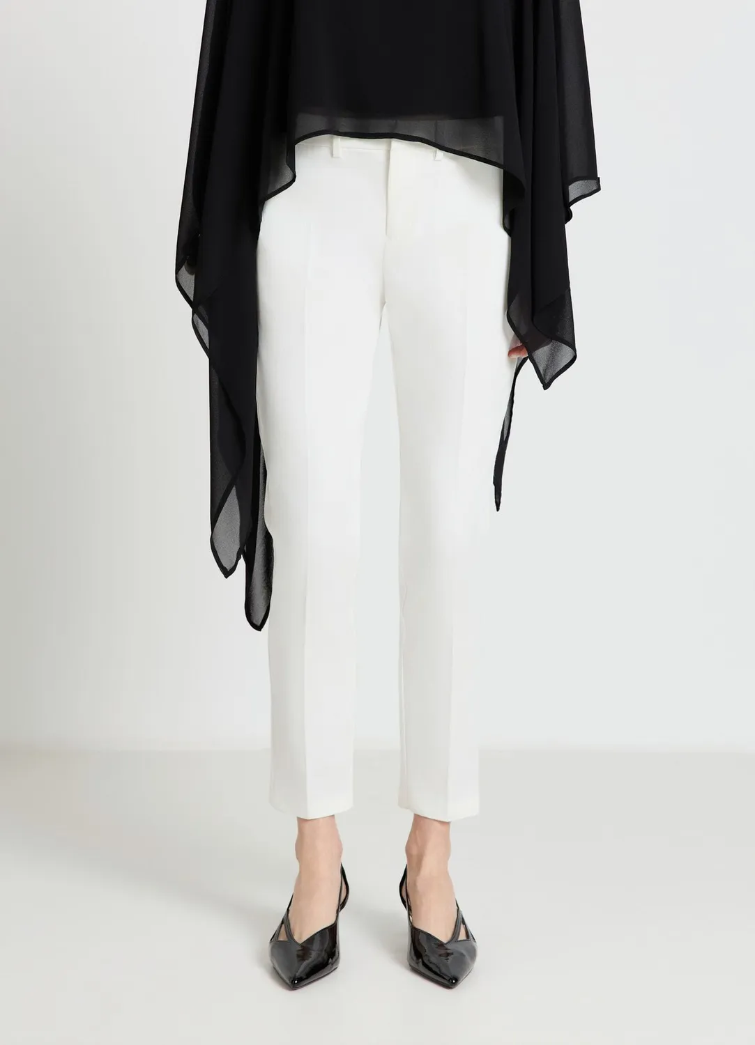Calliope pantalon satin coton femme coupe regular