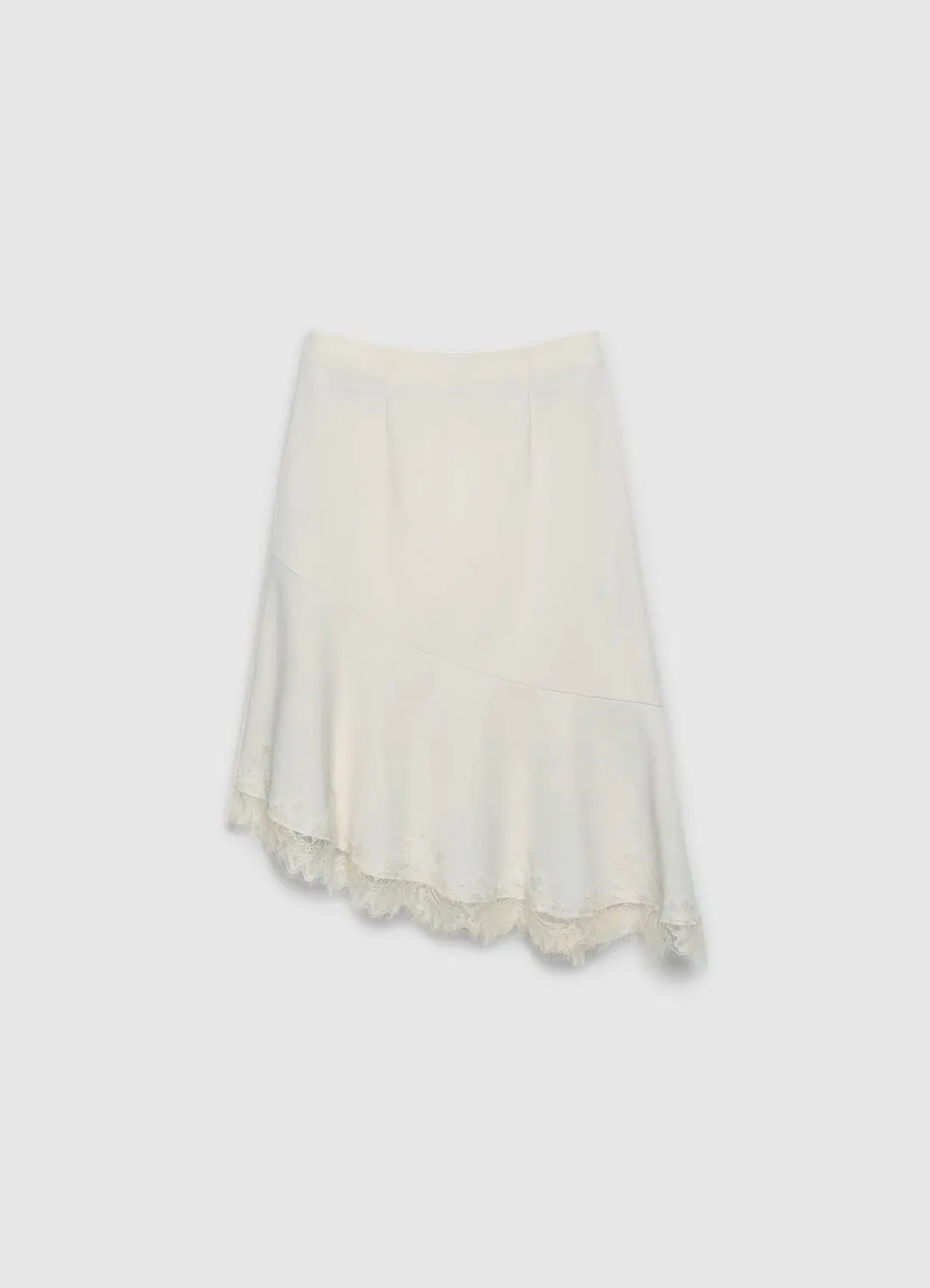 Calliope jupe longuette femme dentelle asymétrique