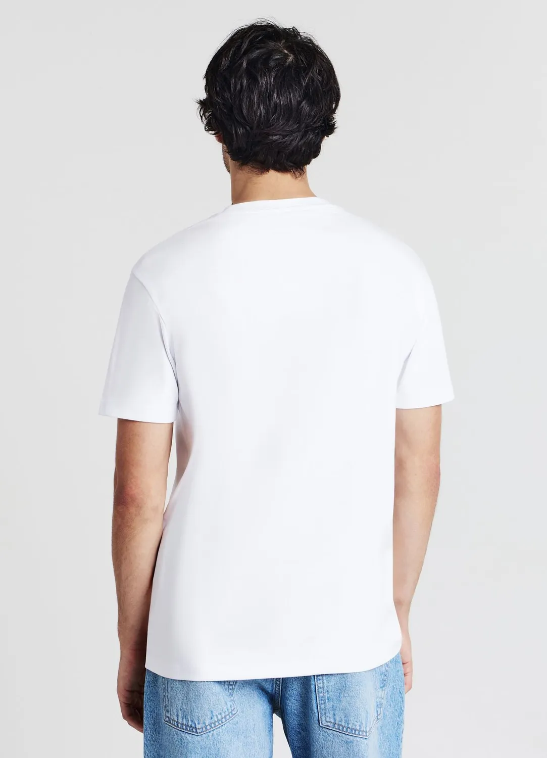 Calliope T-shirt coton homme col rond uni