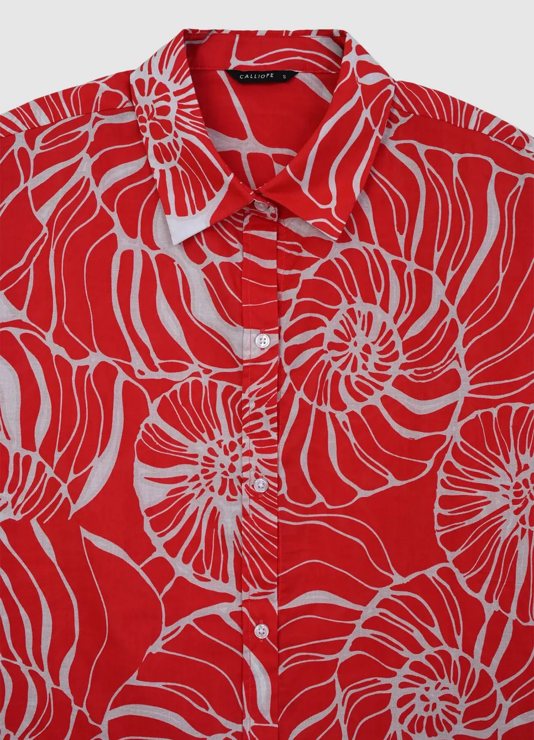 Calliope chemise oversize femme coquillages