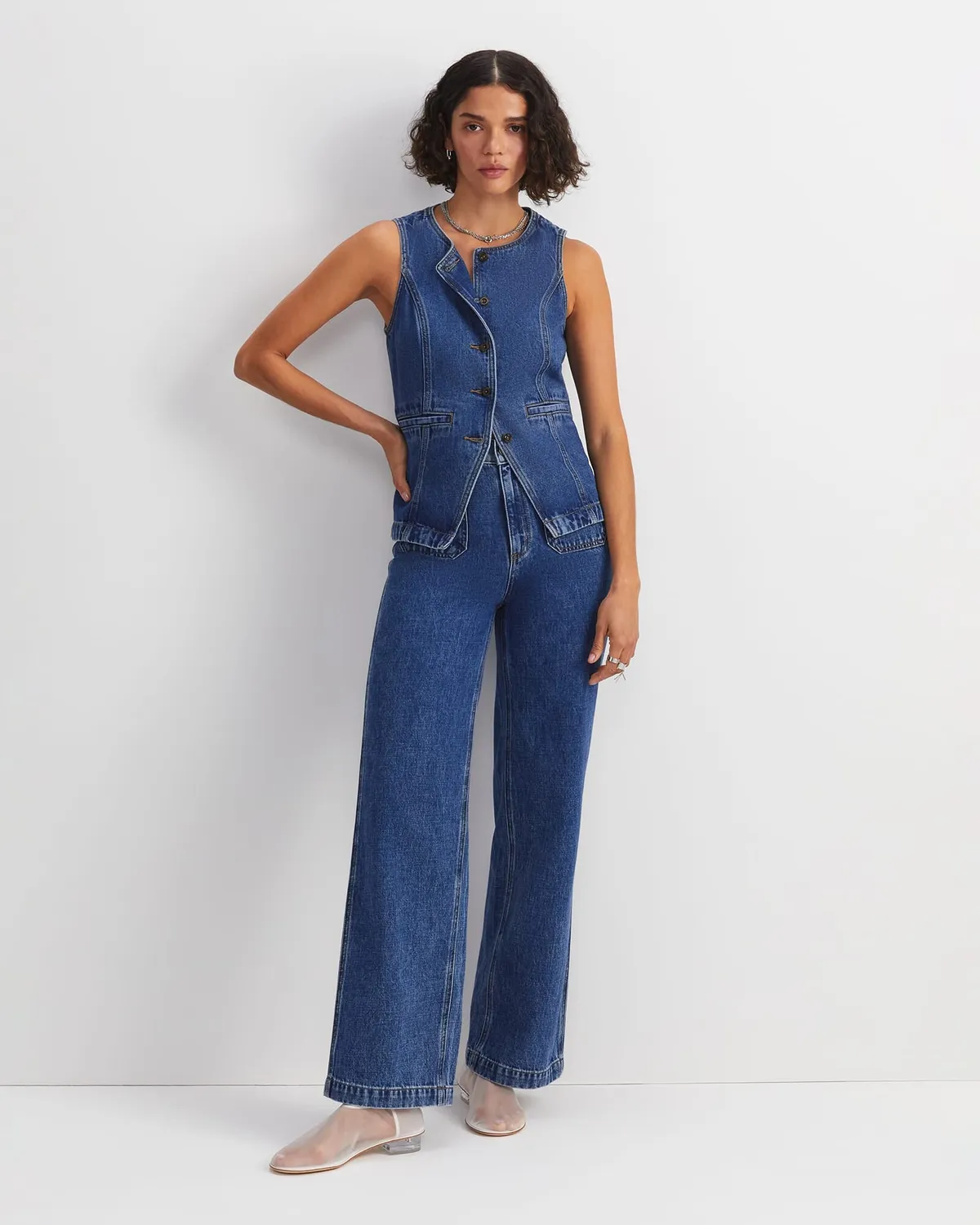 Sportscraft Allegra jean coton femme poches plaquées