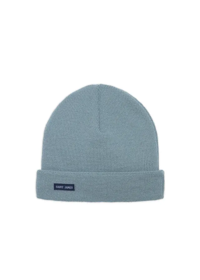 Saint James bonnet de quart adulte céleste clair laine