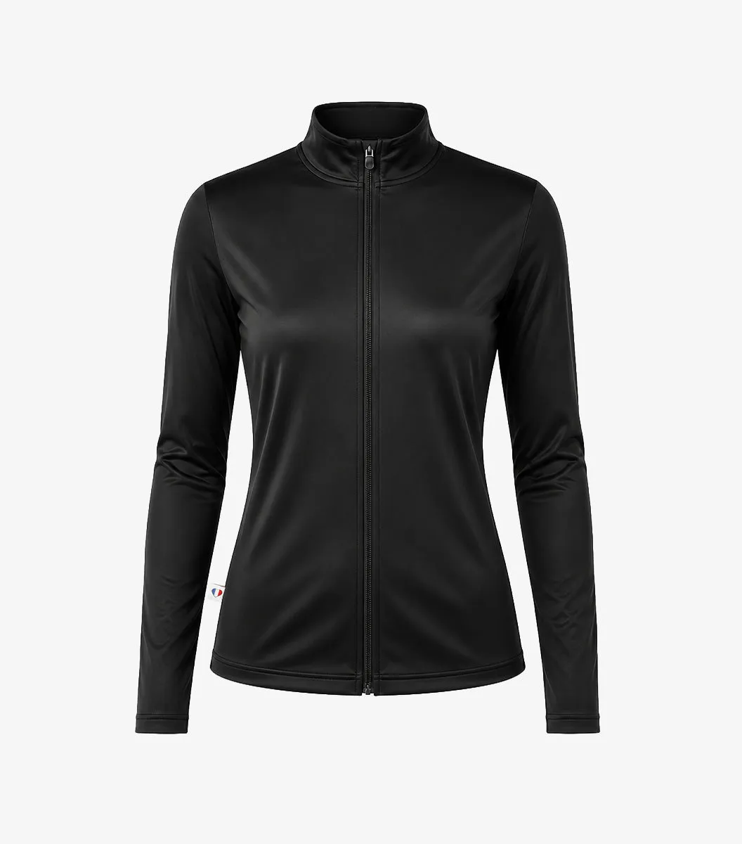 Cocorico Focus veste zippée sport femme noir technique