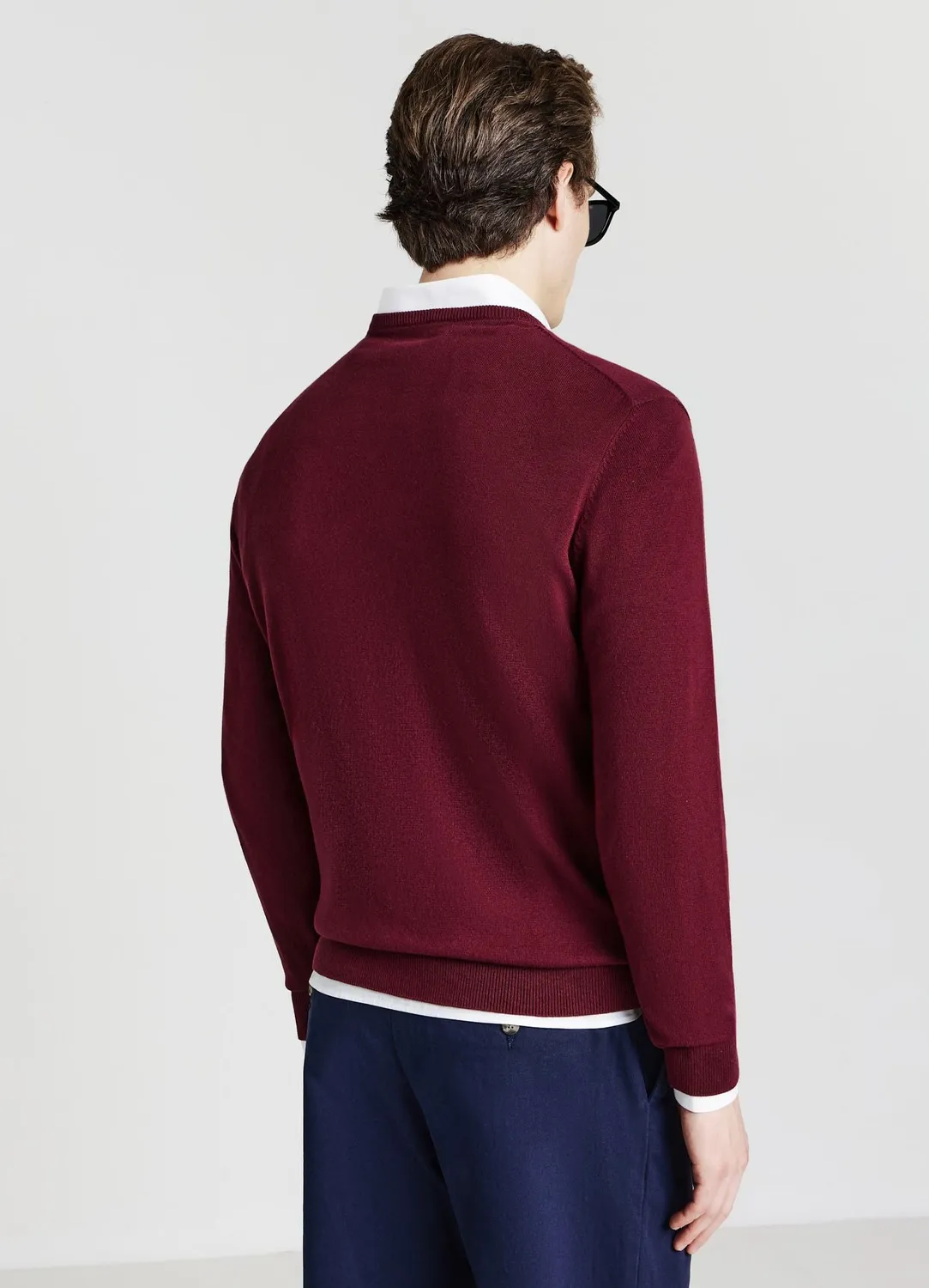 Calliope Profils Contraste Pull Homme Col Rond
