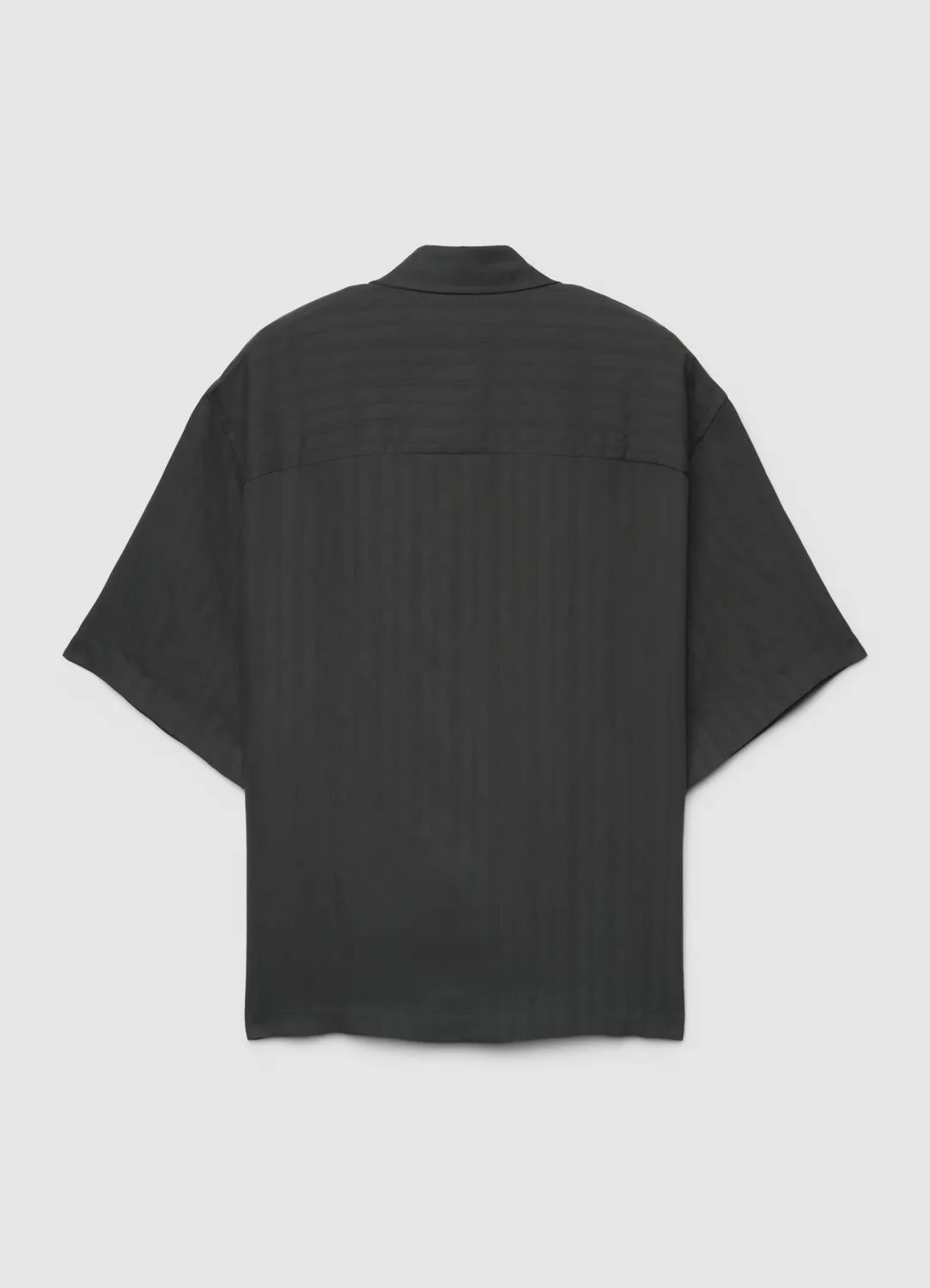 Calliope chemise boxy fit rayures homme manches courtes coton