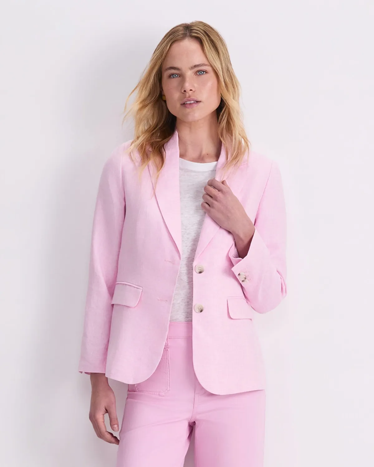 Sportscraft Freya blazer lin femme court
