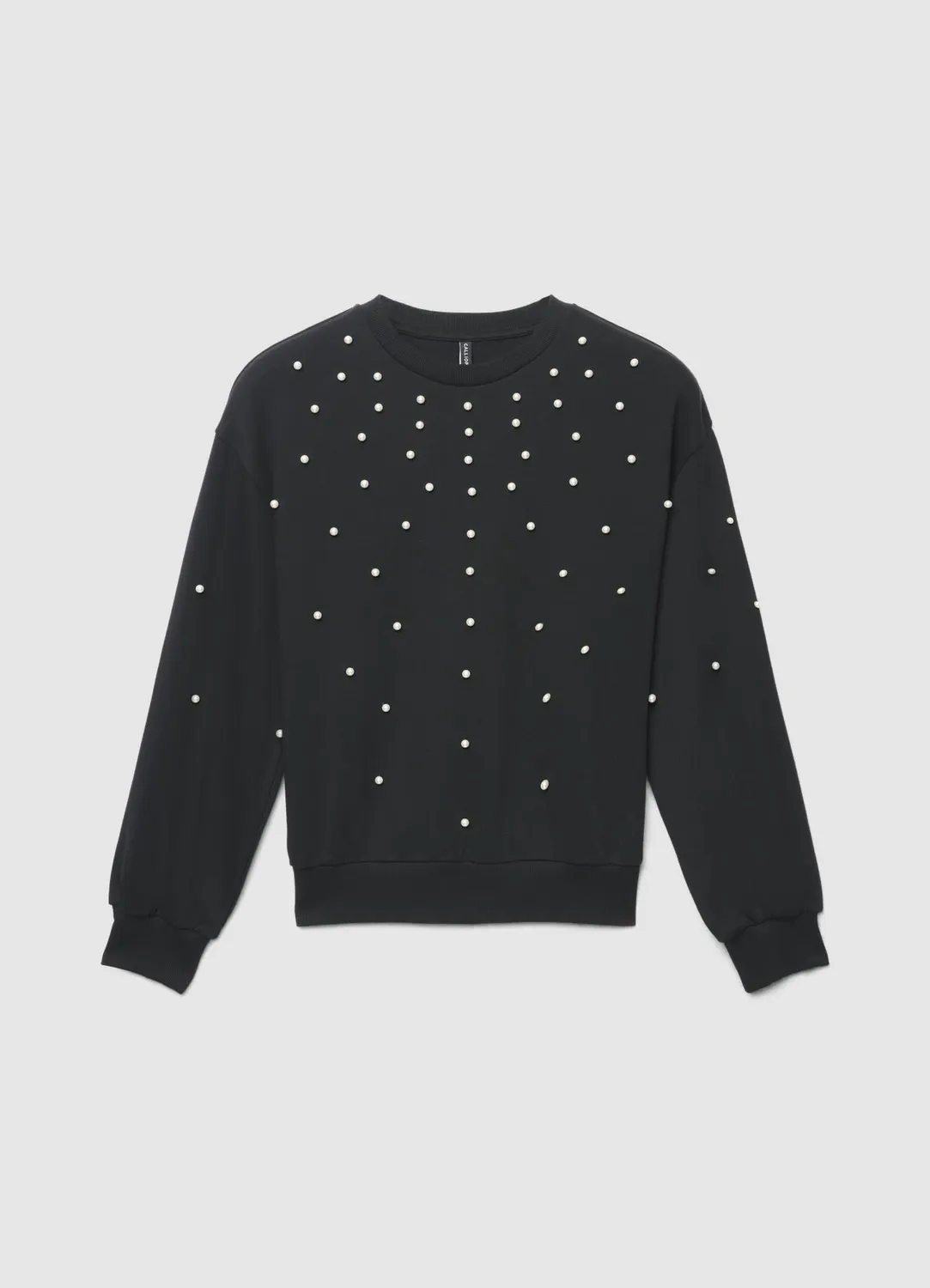 Calliope sweat perles femme col rond