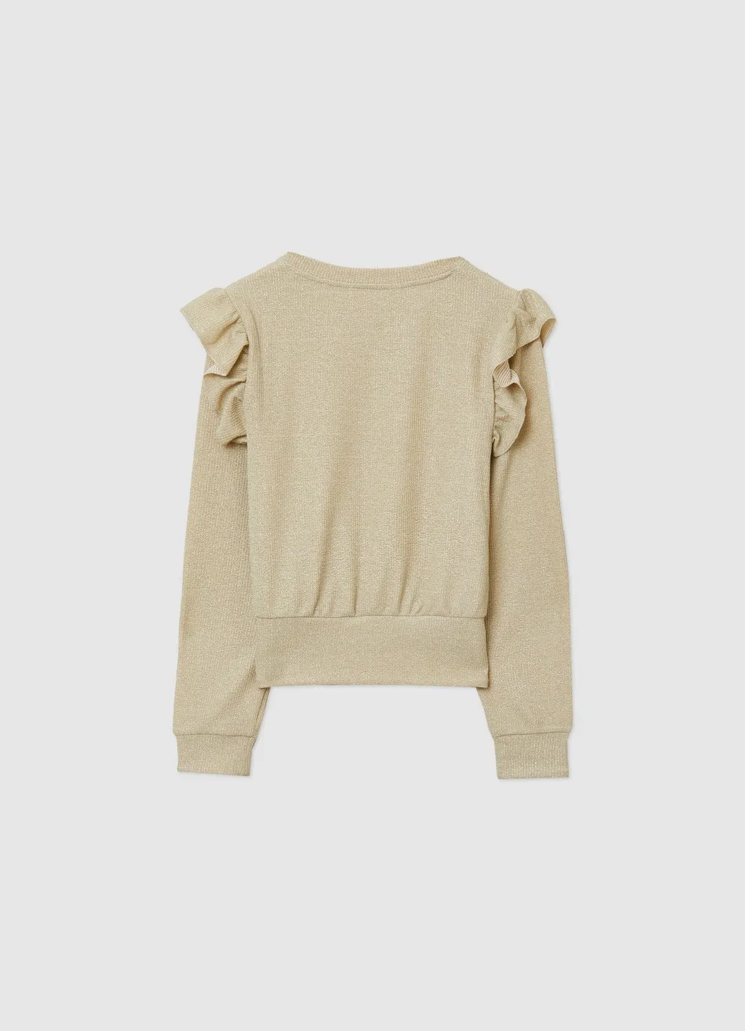 Calliope t-shirt à volants manches longues fille confort