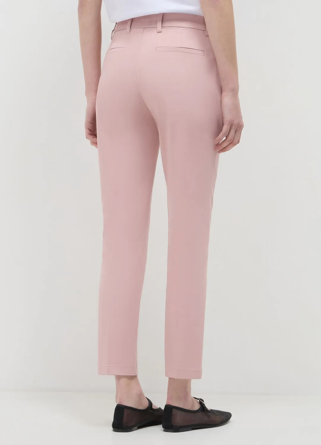 Calliope rasatello pantalon coton coupe regular