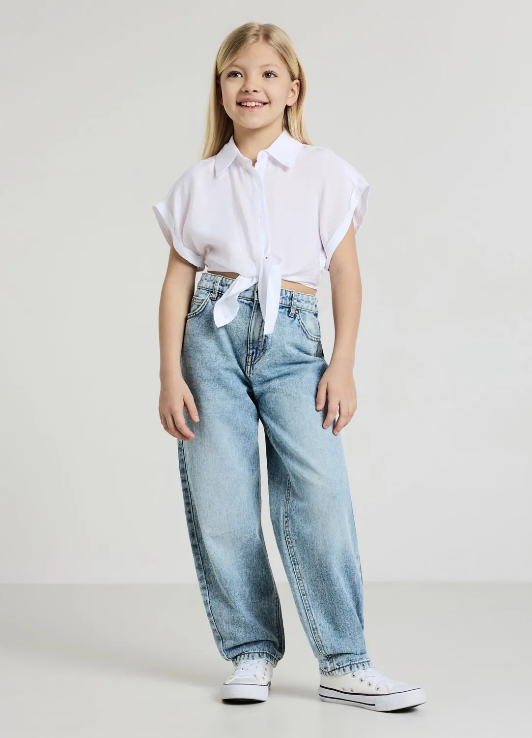 Calliope jean fille balloon regular 5 poches