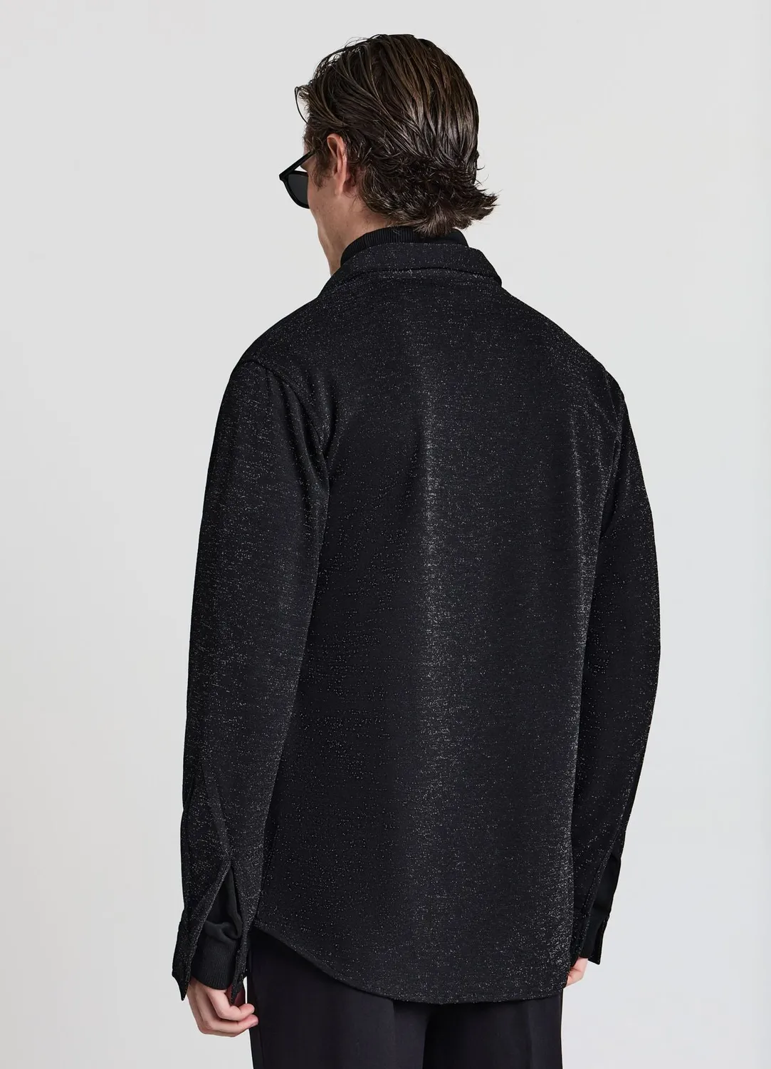 Calliope chemise brillante homme manches longues