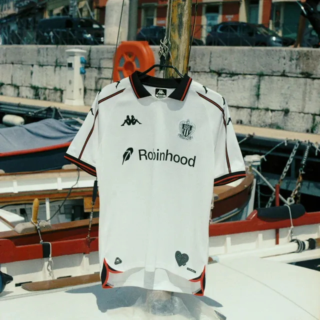 Robe di Kappa Kombat Away OGC Nice 26/27 maillot homme blanc