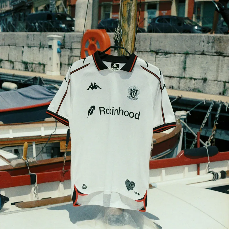 Robe di Kappa Kombat Away OGC Nice 26/27 maillot homme blanc