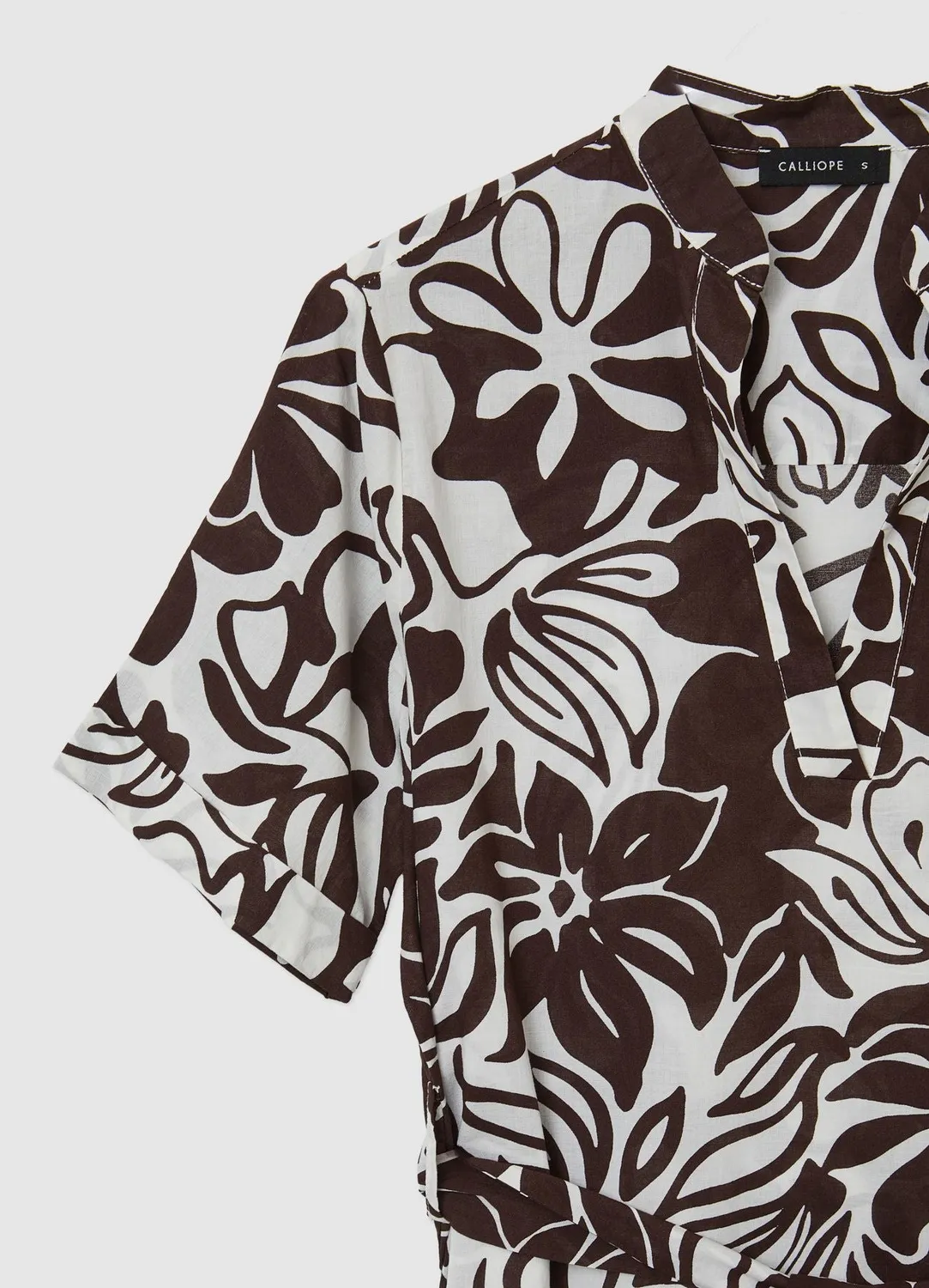 Calliope Balza robe courte femme à volant