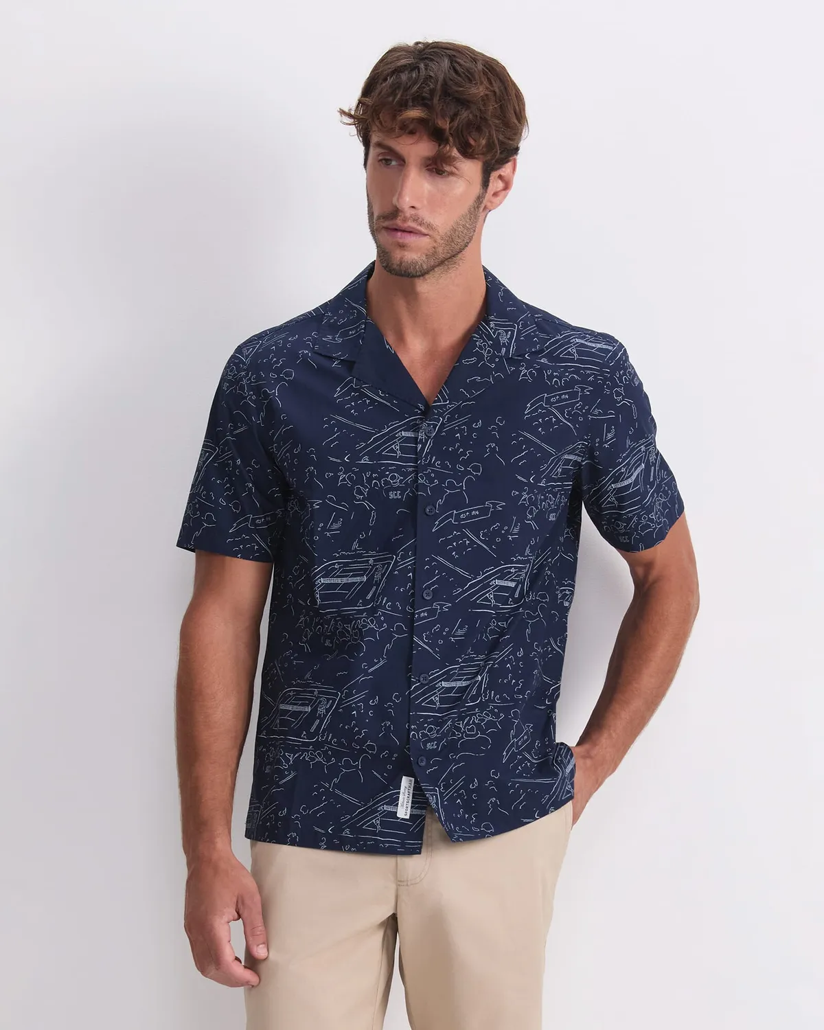 Sportscraft Rally chemise coton homme imprimé