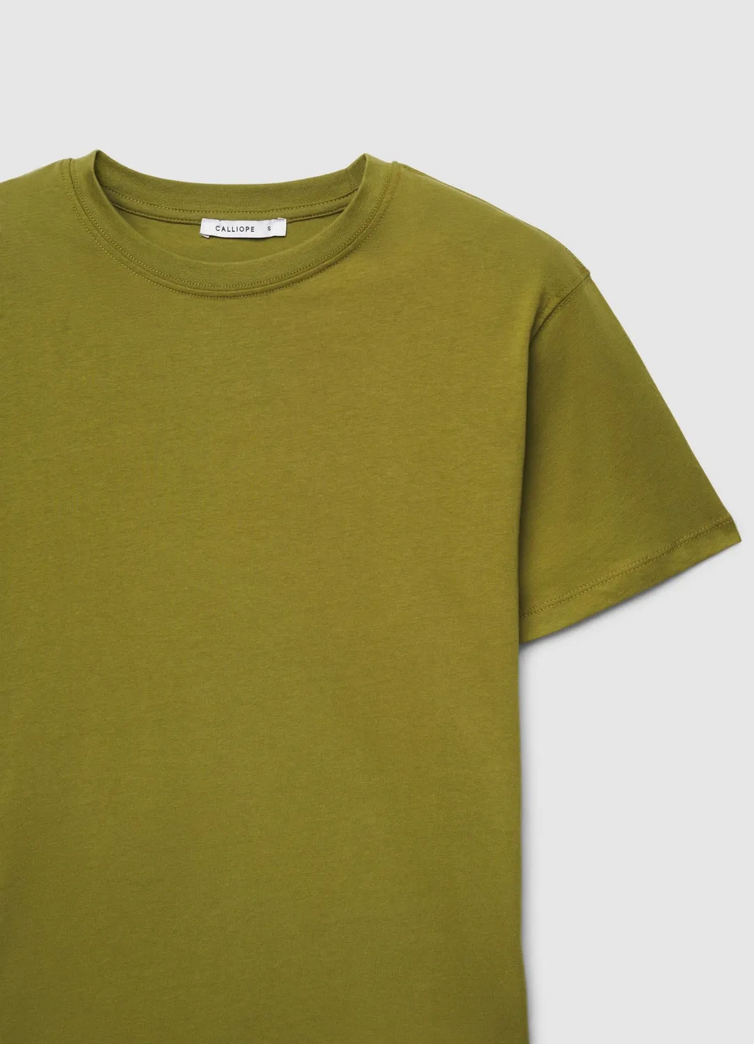 Calliope t-shirt femme col rond uni coton