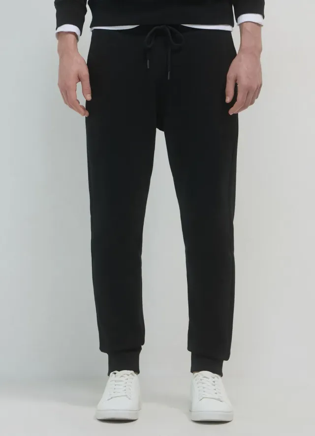 Calliope jogging homme coton uni coupe regular
