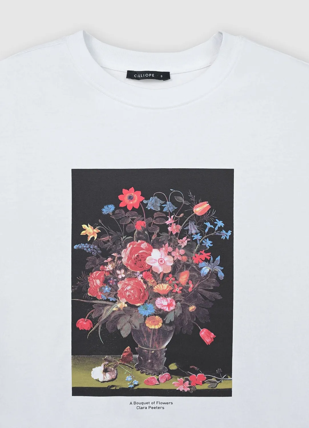 Calliope stampa arte t-shirt femme coton imprimé