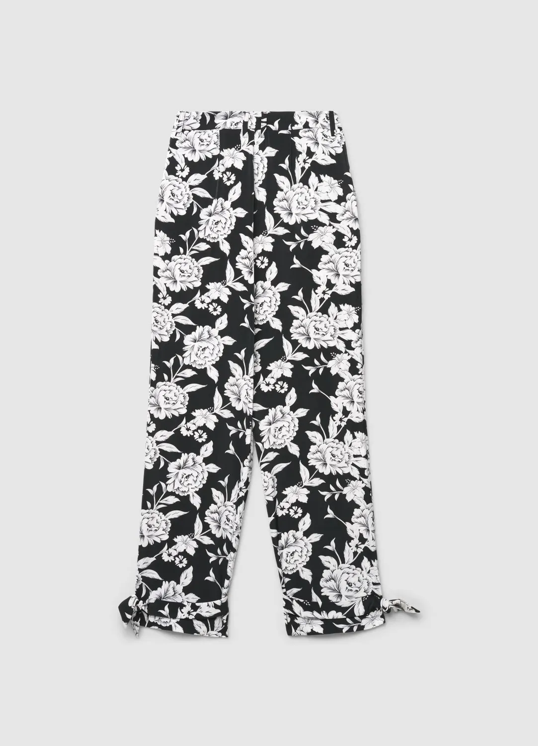 Calliope palazzo fleurs pantalon femme large