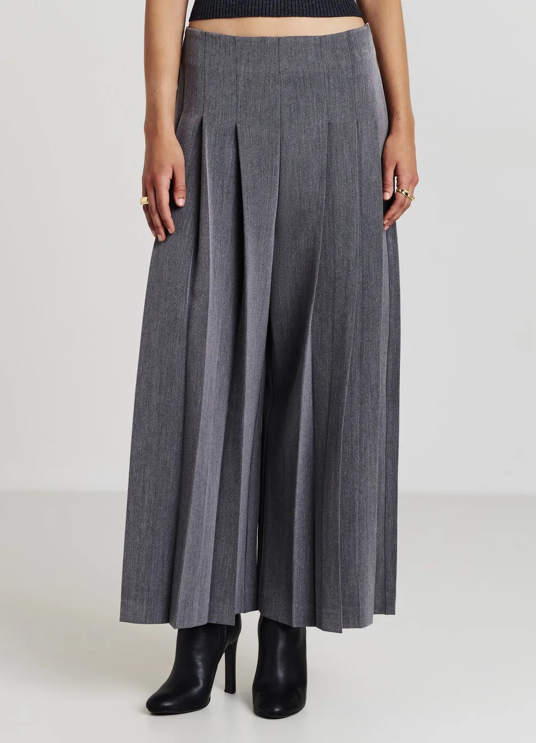 Calliope pantalon culotte plissé femme