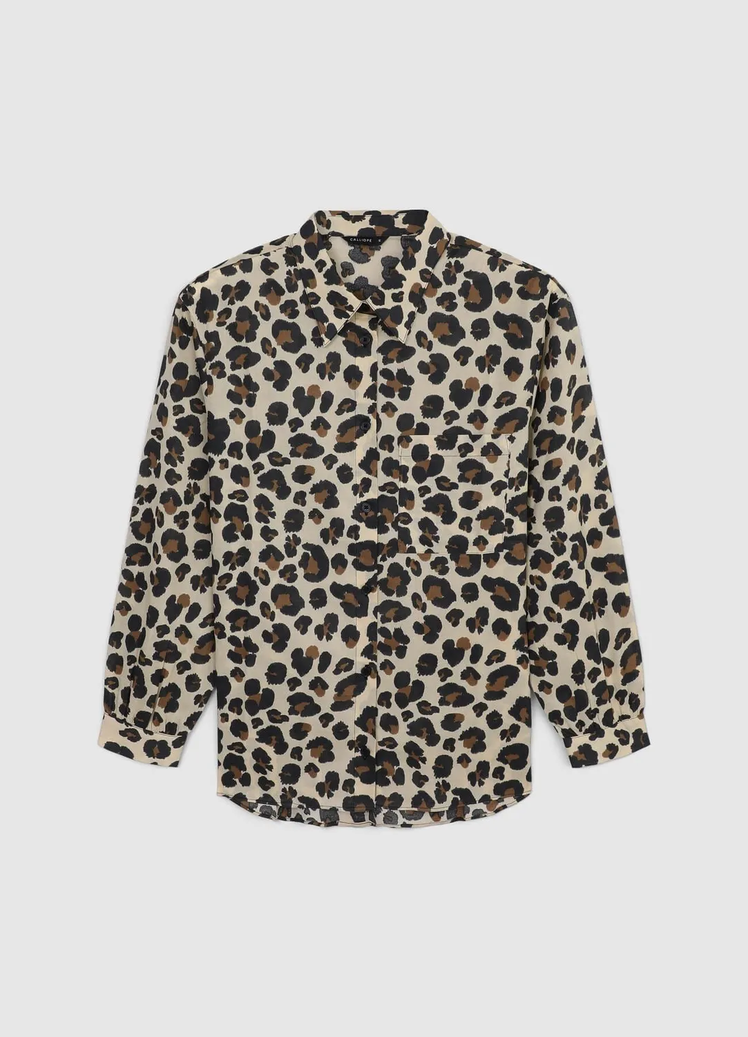 Calliope chemise animalier femme coton