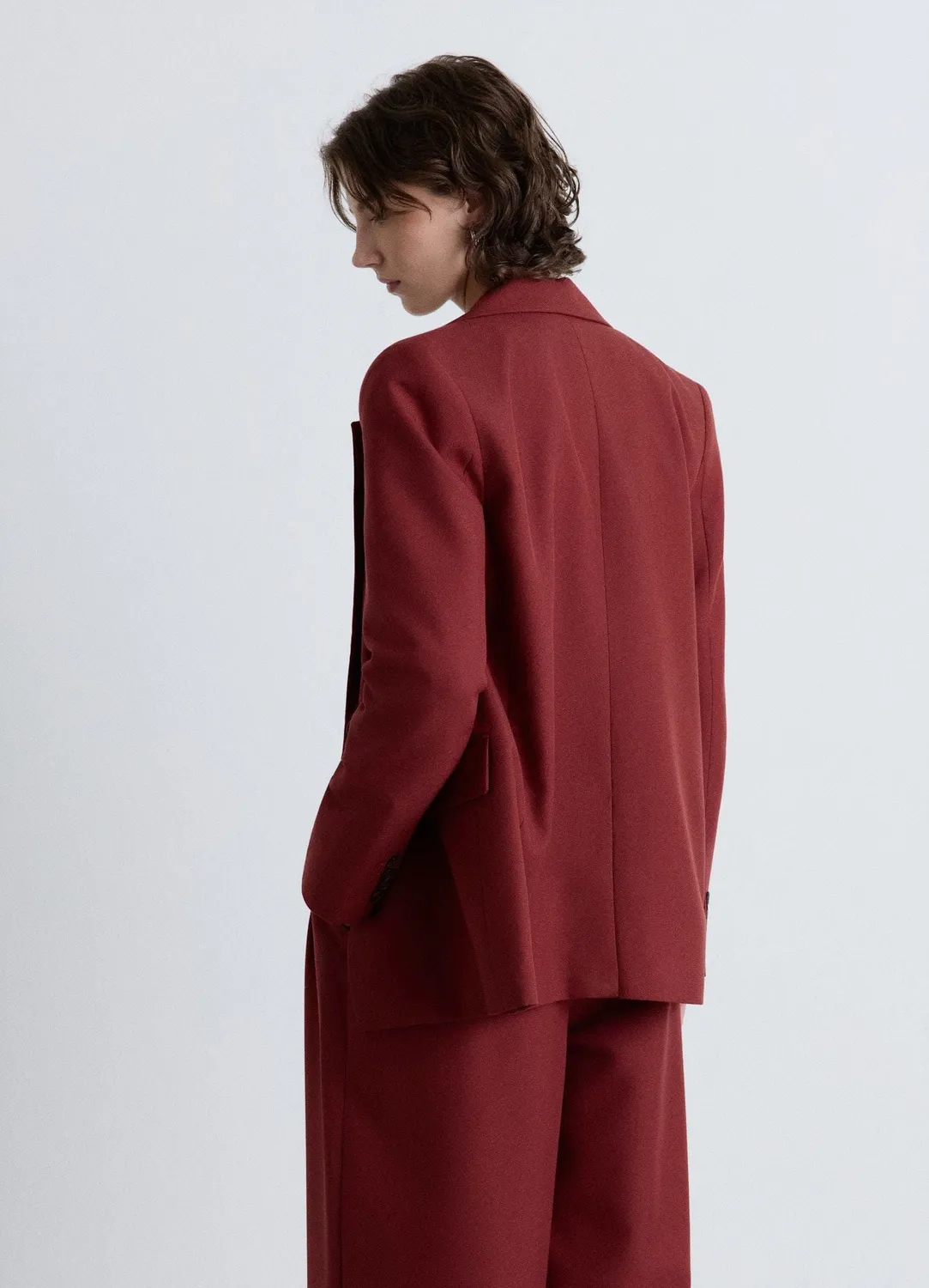 Calliope veste monopetto blazer femme micro-motifs